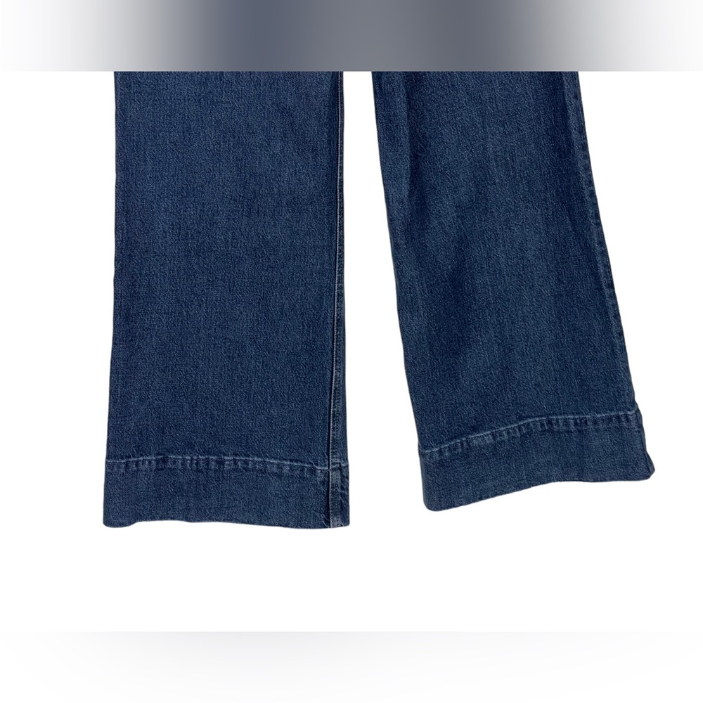 SOLD J. Crew Petite Wide Leg Denim Trouser Jean BP481 28P 28 High Rise y2k - Picture 8 of 15